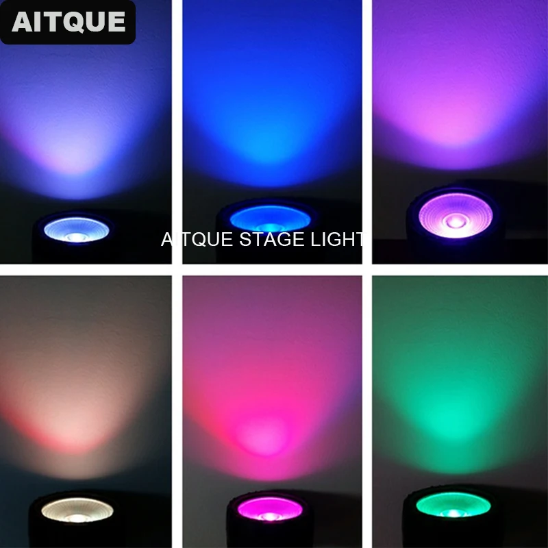 4 шт. сценический свет 15 Вт COB RGB LED Par пульт дистанционного управления DMX диско бар