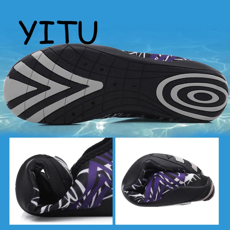 YITU/2018 г. летняя Уличная обувь для водных видов спорта Aqua тапочки плавающие