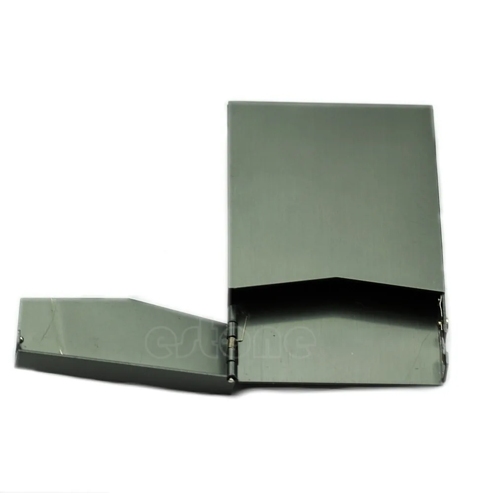 Новый карманный чехол для визиток кредитных карт Металлический футляр|box