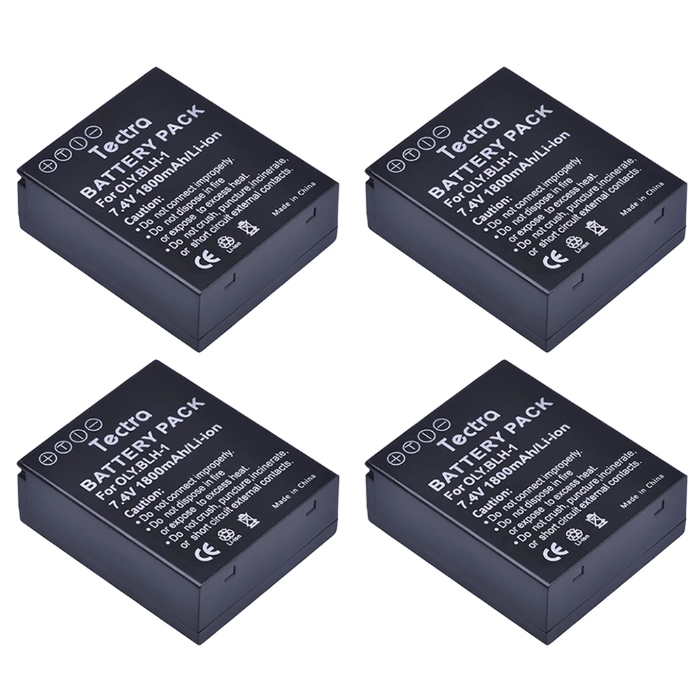 4 шт. 1800 мАч BLH-1 BLH1 BLH 1 батарея + LCD USB двойное зарядное устройство для цифровой
