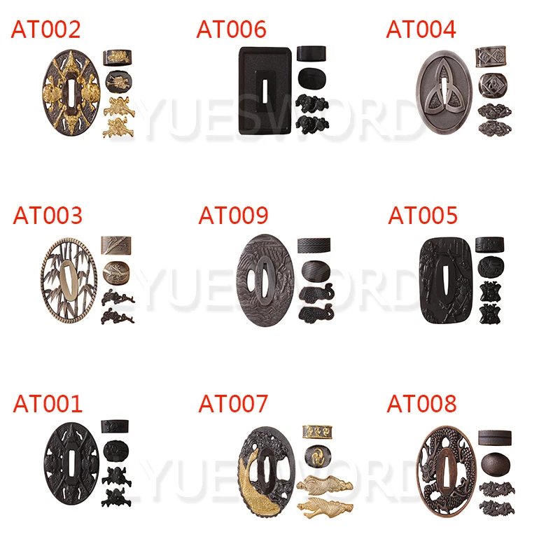 Новинка японский самурайский меч катана металлическая фурнитура различные TSUBA