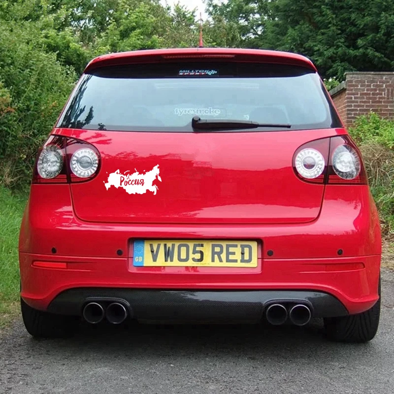 CS-879#22*12см наклейки на авто Карта России водонепроницаемые машину наклейка для