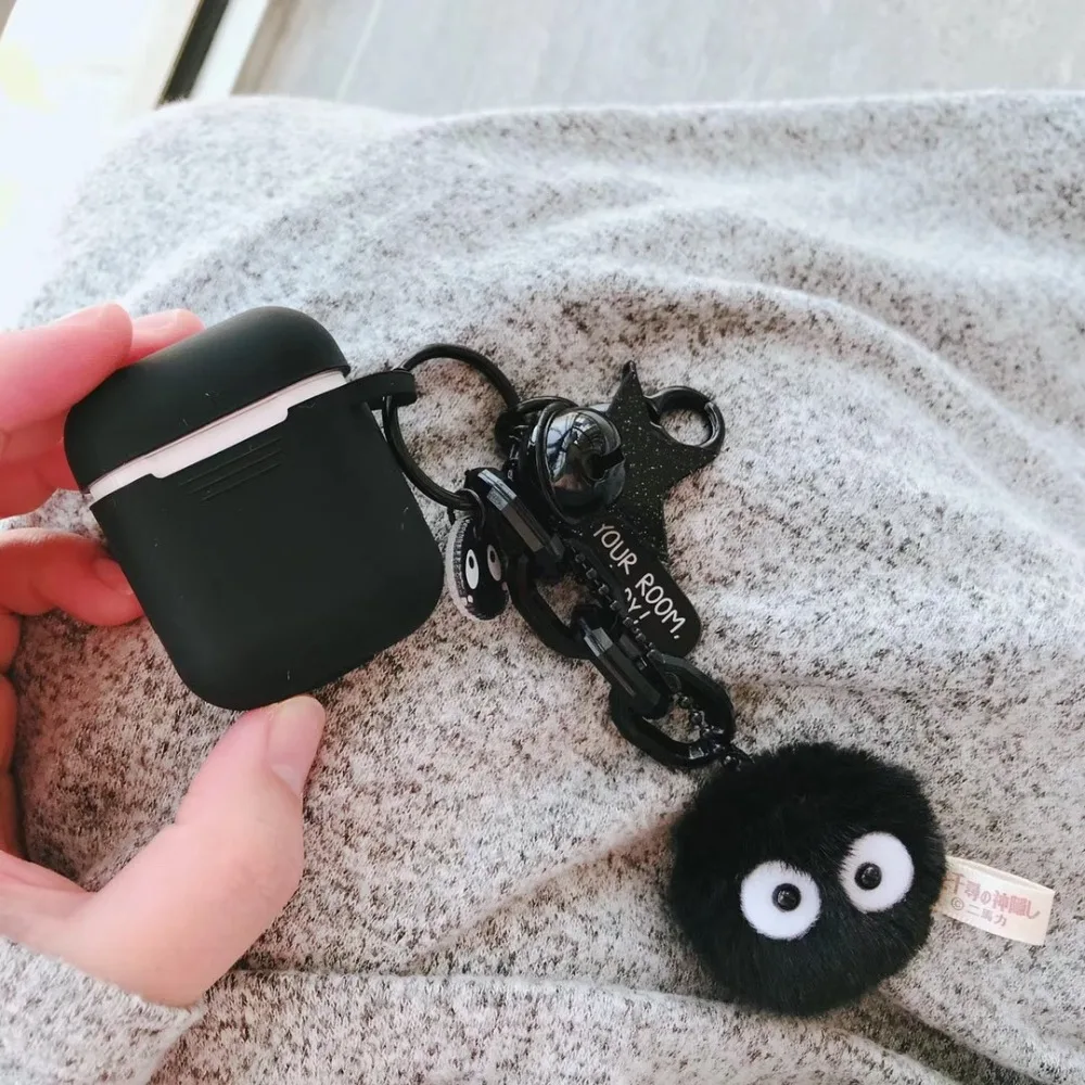 Роскошный бренд Hairball подвеска эльф брелок мультфильм силиконовый чехол для Apple