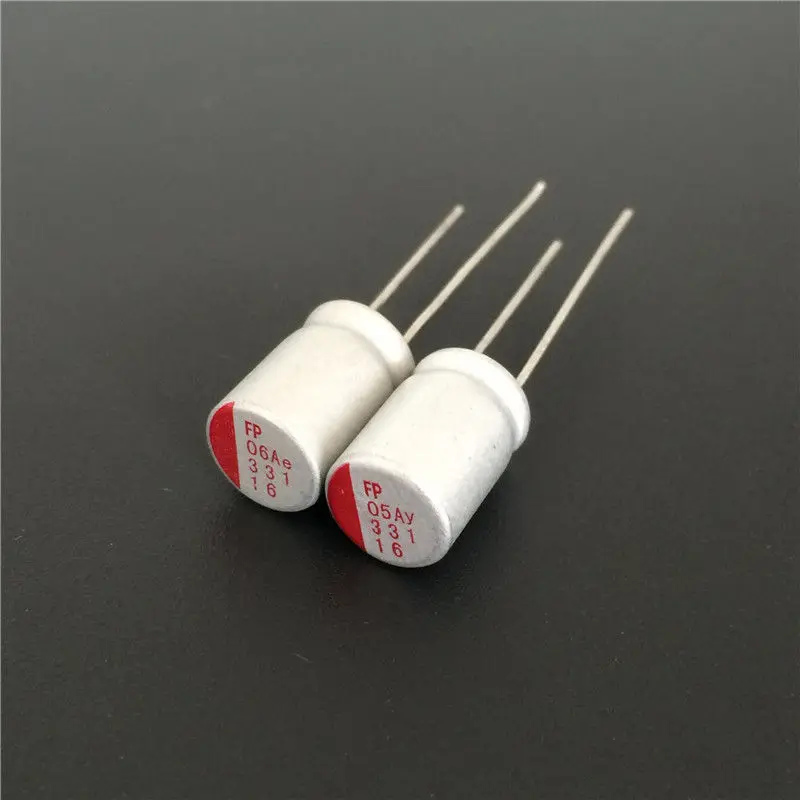 10 шт. 330 мкФ 16V FP 8x12 мм Высший сорт 16V330uF Твердые электролитические конденсаторы |