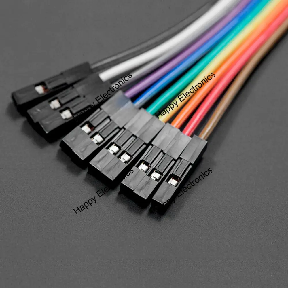 10 шт./лот упаковок DFRobot Jumper male to female F/M header провода/кабели 7 8 &quot20 см 0 1&quot pin цветов