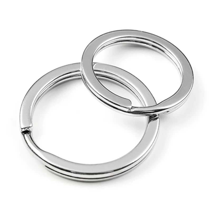 

Z01 Outdoor Portable Gadget Stainless Steel Key Ring 32mm Flat Ring Hanger Keychain Accessories EDC Gadget