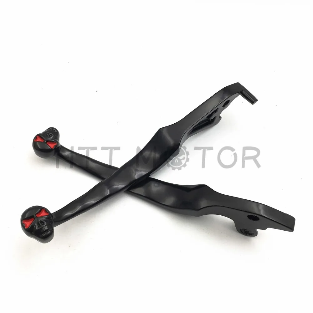 Запчасти для мотоциклов Бесплатная доставка черные рычаги тормоза сцепления