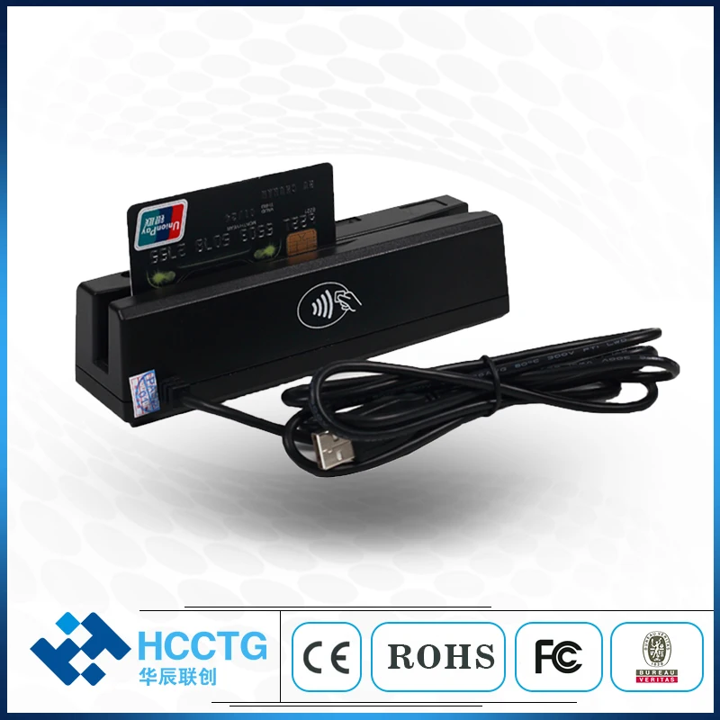 

MSR Магнитная и интегральная микросхема HCC100 полоса USB 1 2 3 полоса и интегральная микросхема для банковских карт