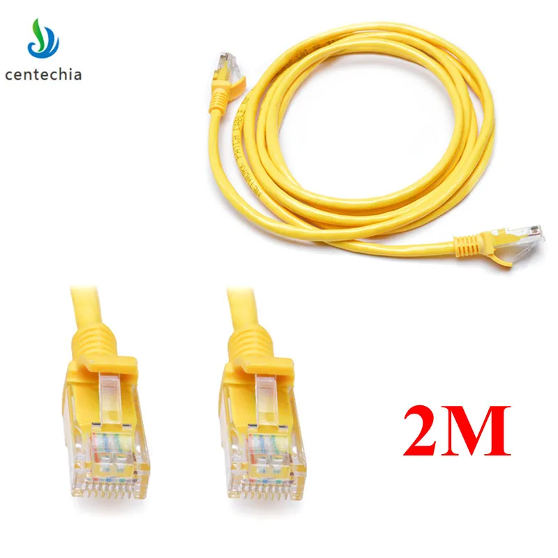 Новый Ethernet кабель RJ45 2 м для Cat5e Cat5 интернет сеть Rj45 Lan Соединительный шнур