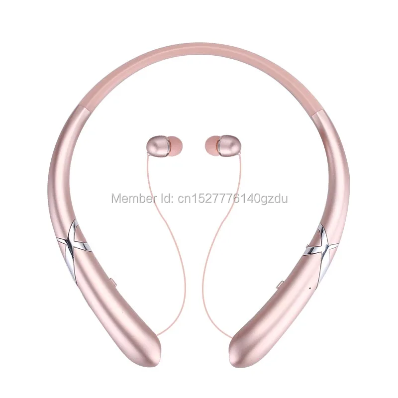 Выдвижная bluetooth-гарнитура Беспроводные наушники с микрофоном спортивные стерео наушники для мобильного телефона для LG samsung iPhone 7 8 Plus