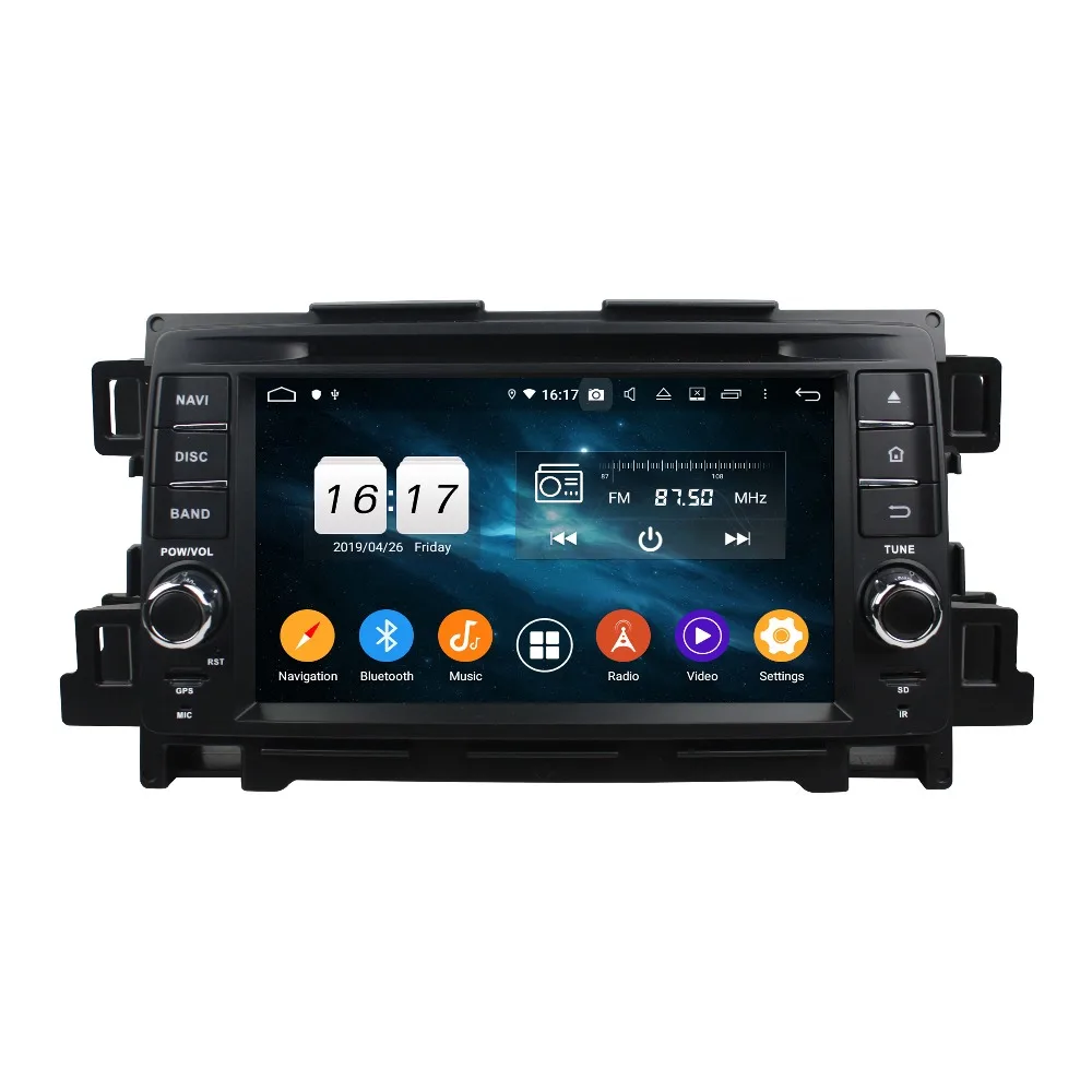 Автомобильный DVD плеер DSP Восьмиядерный 2 din 7 дюймов Android 9 0 для Mazda CX 5 2011 2012 радио GPS