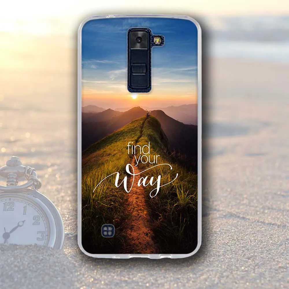 Роскошный силиконовый чехол для LG K8 K350N K350DS LTE K350E ession 3 K373 Phoenix 2 мягкий
