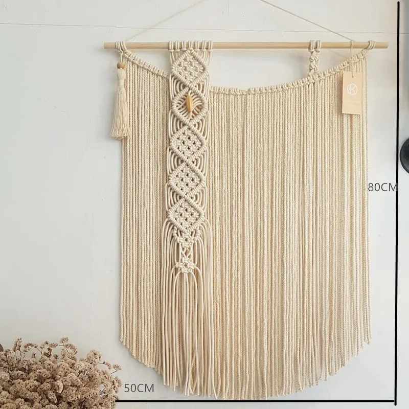 boho wall hanging Макраме настенный хлопковый гобелен ручной работы настенный гобелен Свадебная церемония - Цвет: boho wall hanging