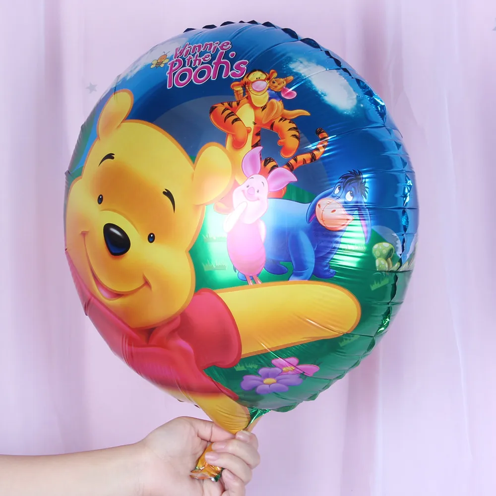 XXYYZZ 10 шт./лот 18 дюймов мультфильм Винни Медведь Фольга воздушный шар День