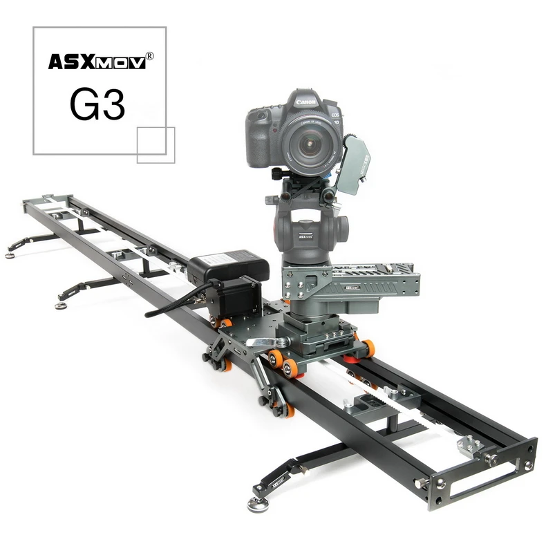 ASXMOV G3 алюминиевый сплав видео стабилизатор слайдер dslr камера Долли слайдер рельсовая система механизированная камера слайдер для timelapse