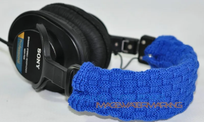 Повязка на голову ExtraFine из чистой шерсти мериноса подушка для наушников SONY MDR 7506 V6
