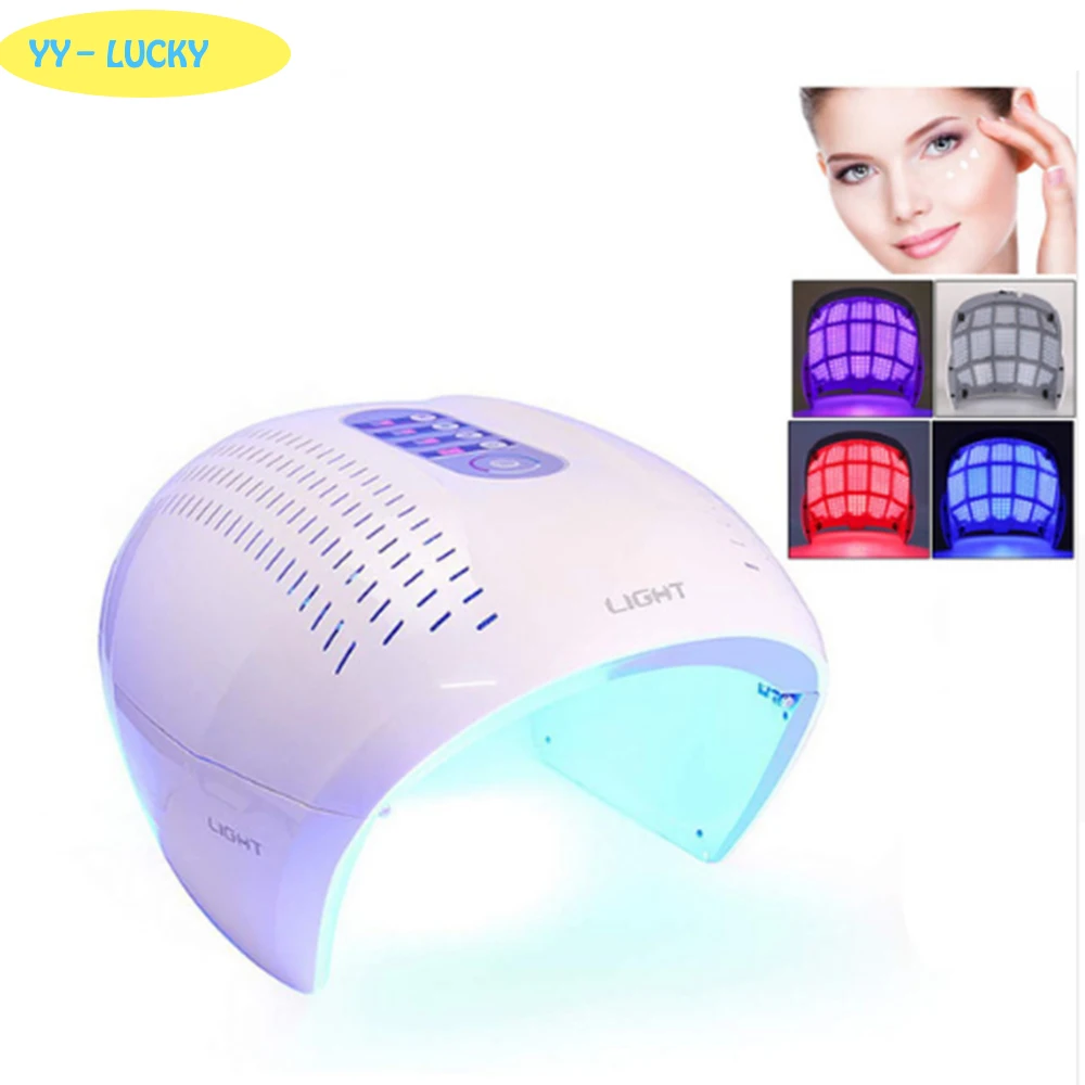 

Foyying 7 цветов PDT светодиодный фотонный светильник терапия лампа для лица тела Красота спа ФДТ маска для подтяжки кожи омоложение удаление мо...