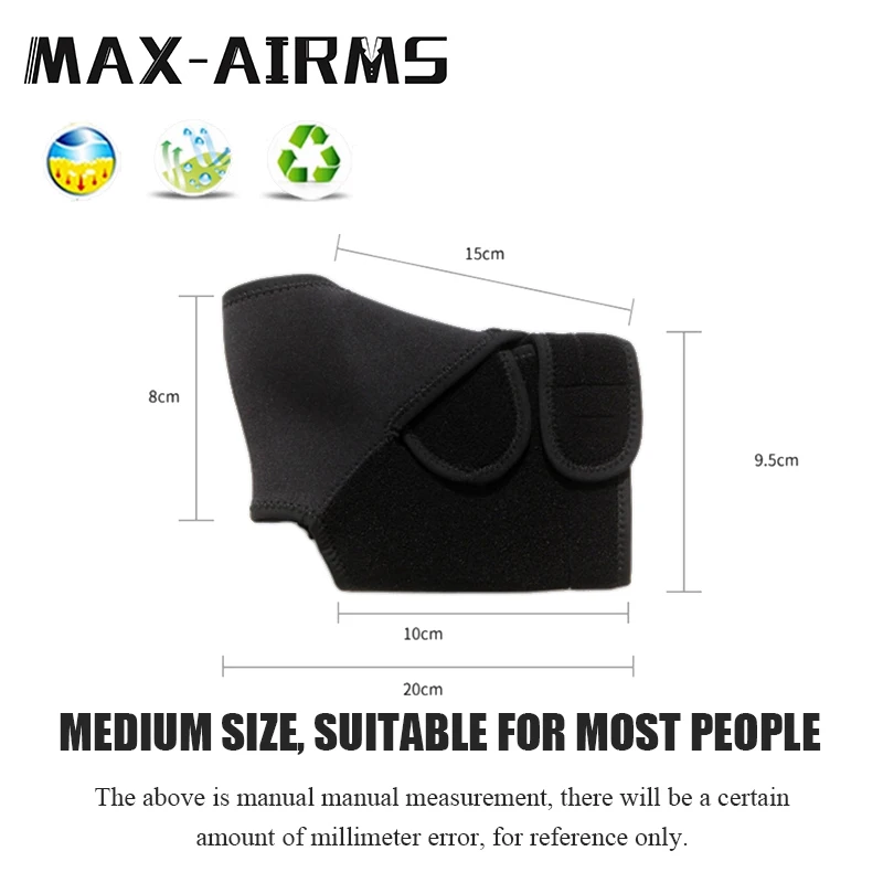 Maxairms 1 шт. бандаж для поддержки голеностопа эластичная защита от прессования
