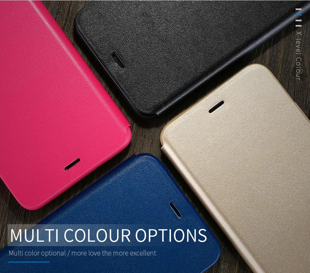 Ультратонкий кожаный флип-чехол X-Level для iPhone 12 Pro mini 8 7 Plus xs max XR 11 защитный чехол с