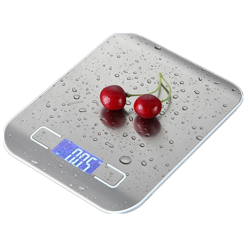 

1Pc Kitchen Scale Spoon Scale Electronic Digital Food Scale Stainless Steel Weighing Scale LCD High Precision Measuring Tools