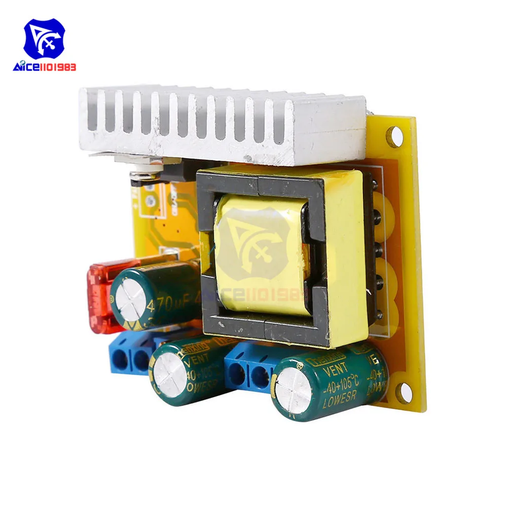 High Voltage DC-DC Boost Converter 8V-32V to ±5V-390V Adjustable ZVS Capacitor Charging Power Supply Module