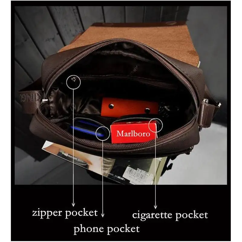Сумка мессенджер Мужская из мягкой кожи|handbag travel|bag tissuehandbag box |