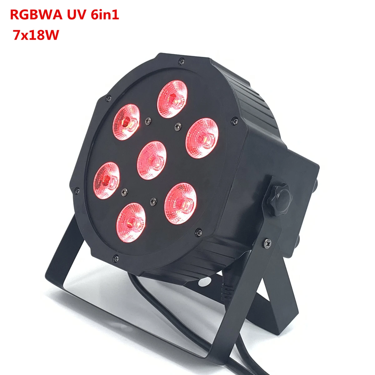7x12W LED плоский SlimPar RGBWA UV 6in1 par свет для мытья УФ-дискотека | Лампы и освещение
