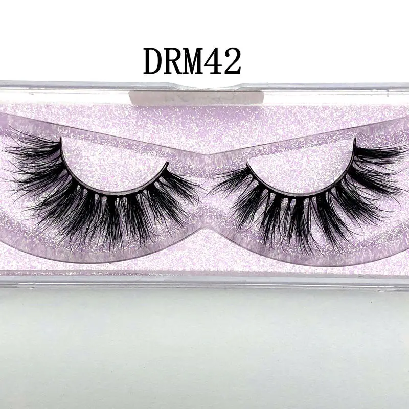 DRM42 Mikiwi 2usd DRM норковые ресницы 3D норковые ресницы безжалостные ресницы ручной работы многоразовые натуральные ресницы Популярные Накладные Ресницы - Цвет: DRM42