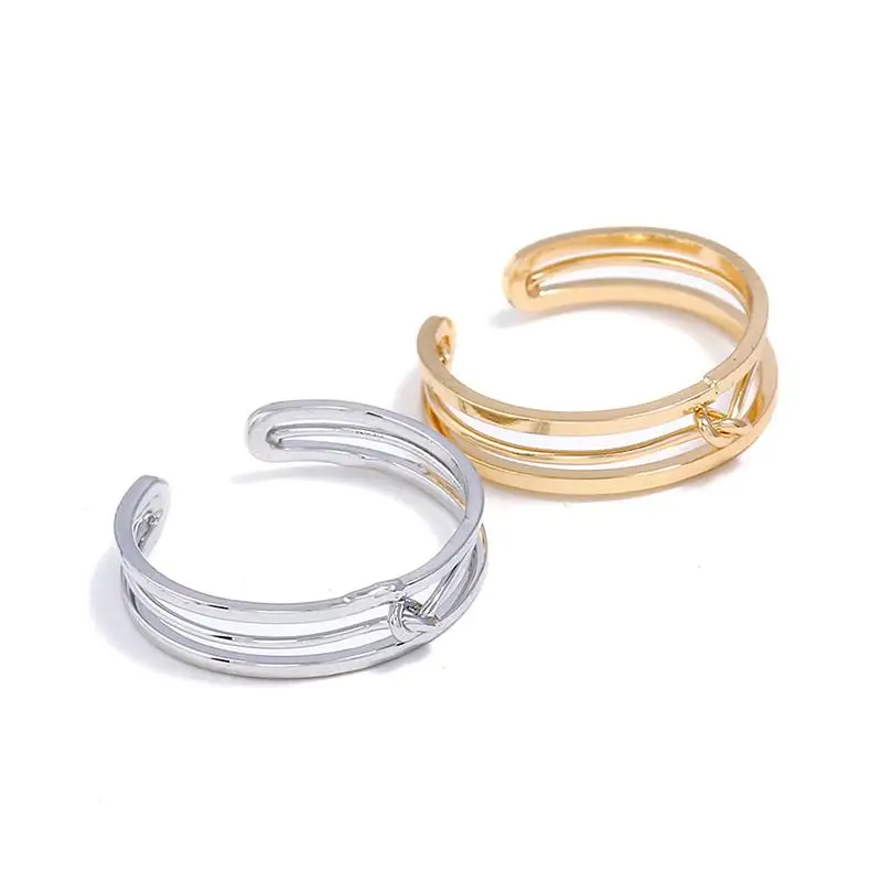Для женщин Элегантный полое кольцо Женская мода красивая открытие регулируемые