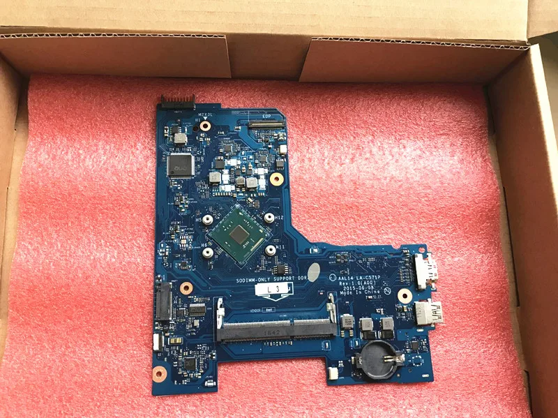Подходит для dell 15 5000 5552 CN 0F77J1 LA C571P N3700 Процессор Тетрадь материнская плата 100%