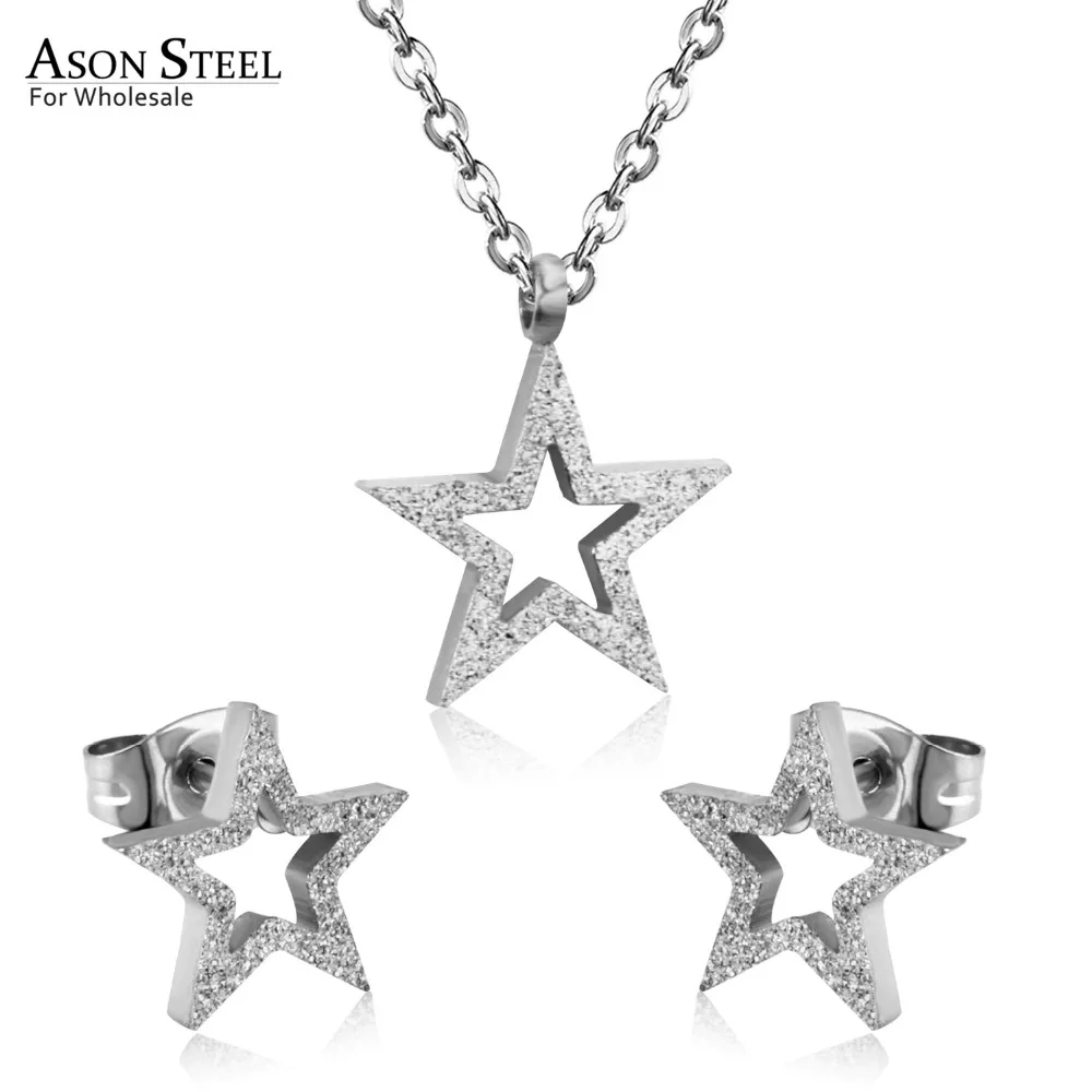 Комплект из колье и серёг нержавеющей стали|Ювелирные наборы| |