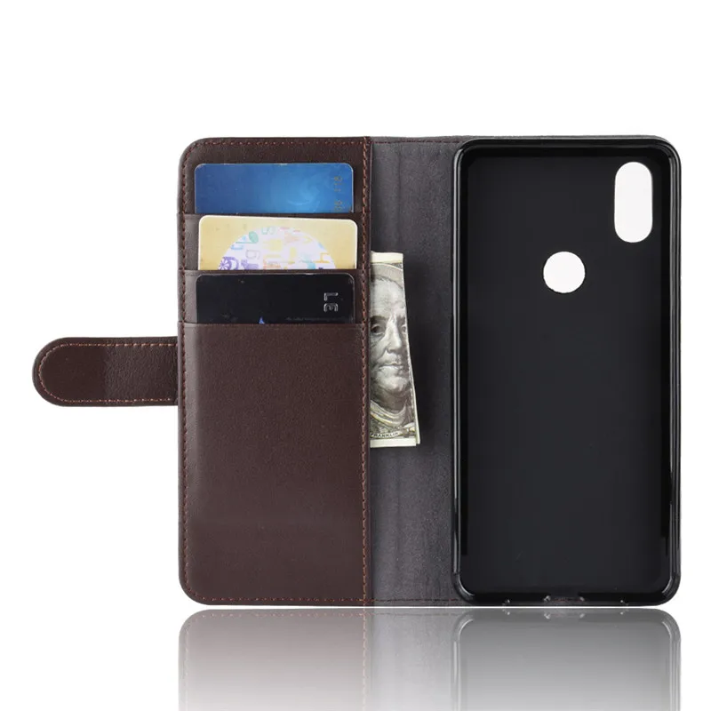 Xiaomi Mi Mix 3 Leather Case Mix3 Flip Cover 6.39 inch Wallet Style Genuine for | Мобильные телефоны и аксессуары