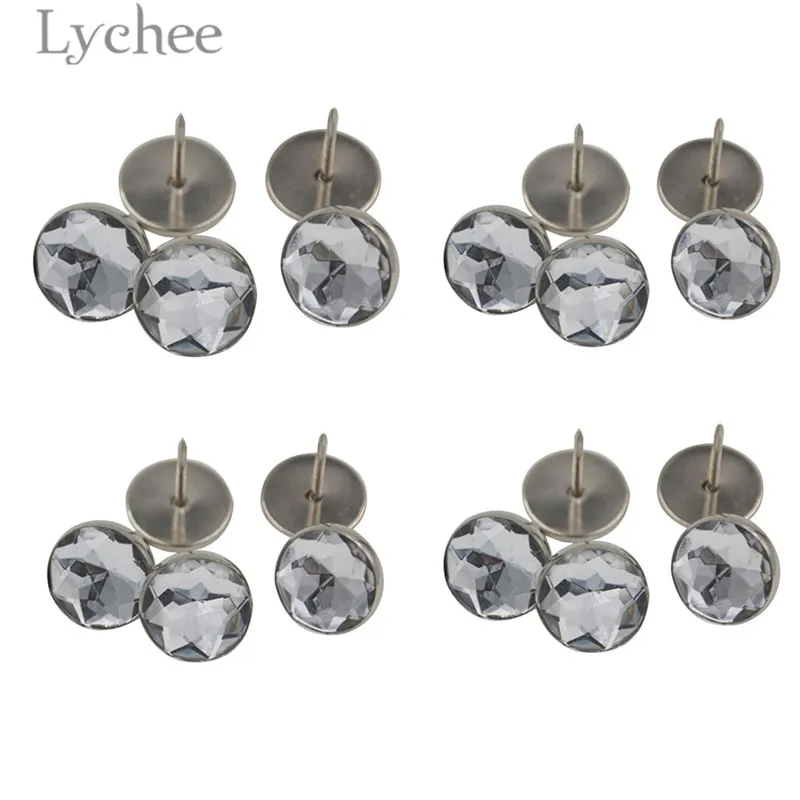 Lychee Life 20 шт. мм Хрустальная круглая накладка мебель декоративная товары для дома |