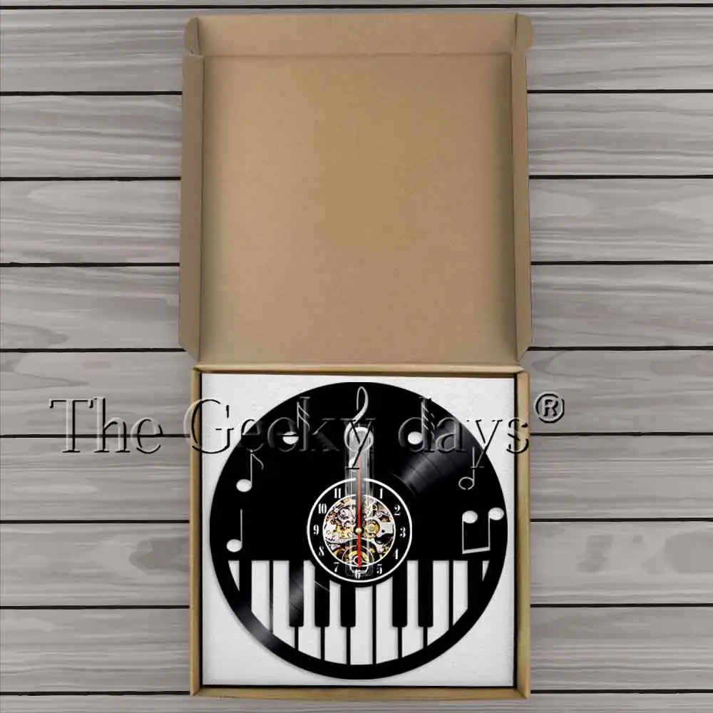 1 шт. настенные часы с виниловой клавиатурой|vinyl record clock|record clockclock wall art |