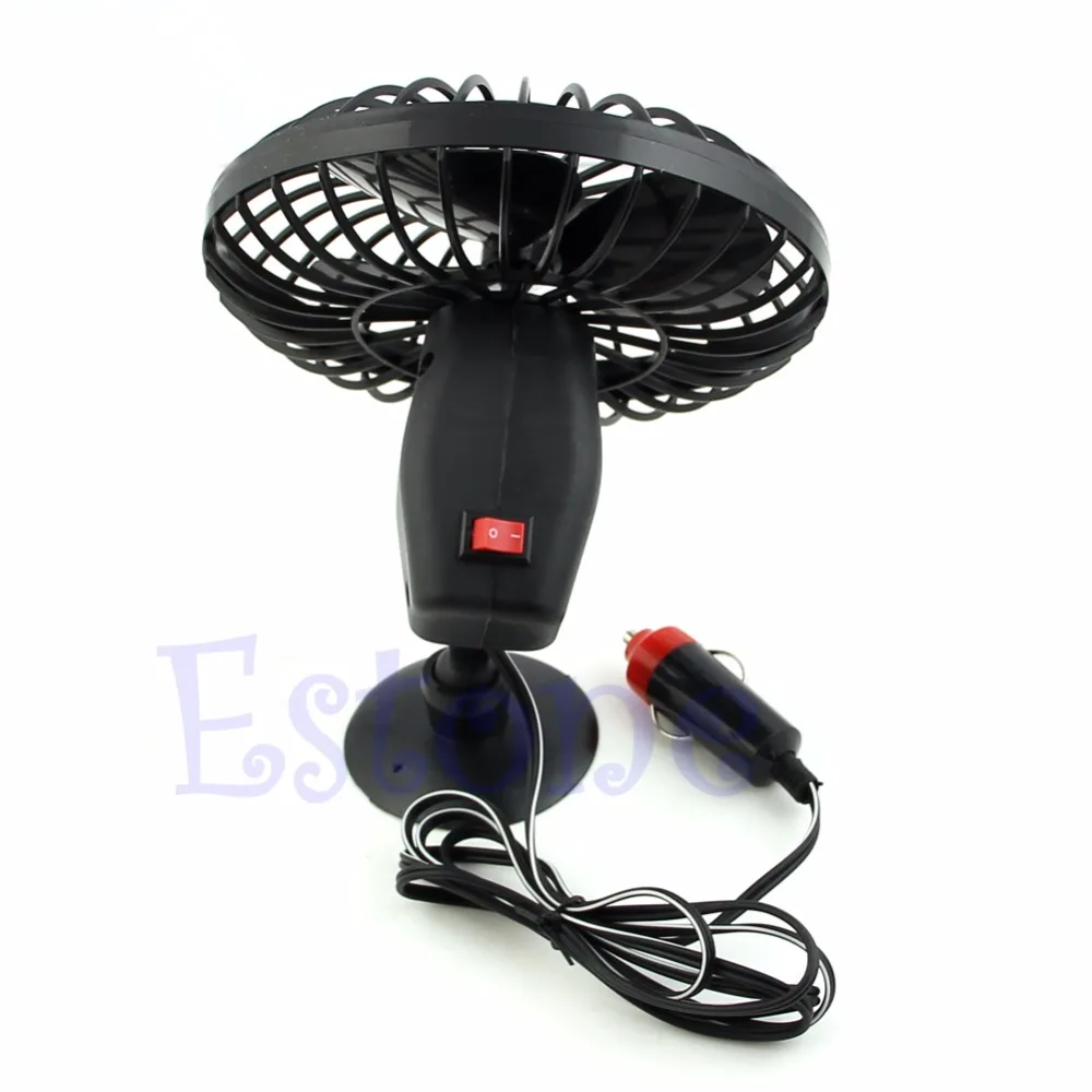 

New 12V Powered Mini Truck Car Vehicle Cooling Air Fan Adsorption Summer Gift