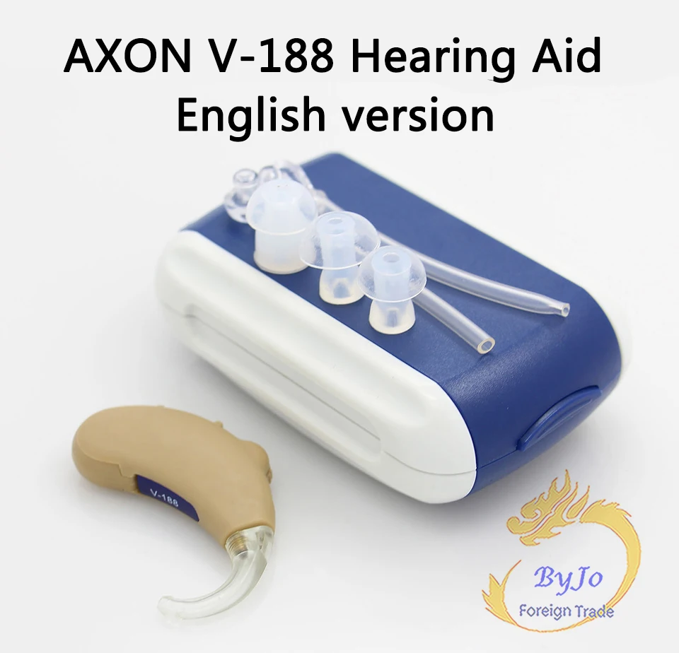

Оригинальный усилитель звука AXON V-188, английский наушники version, высококачественный слуховой аппарат BTE, персональный усилитель звука, сертиф...