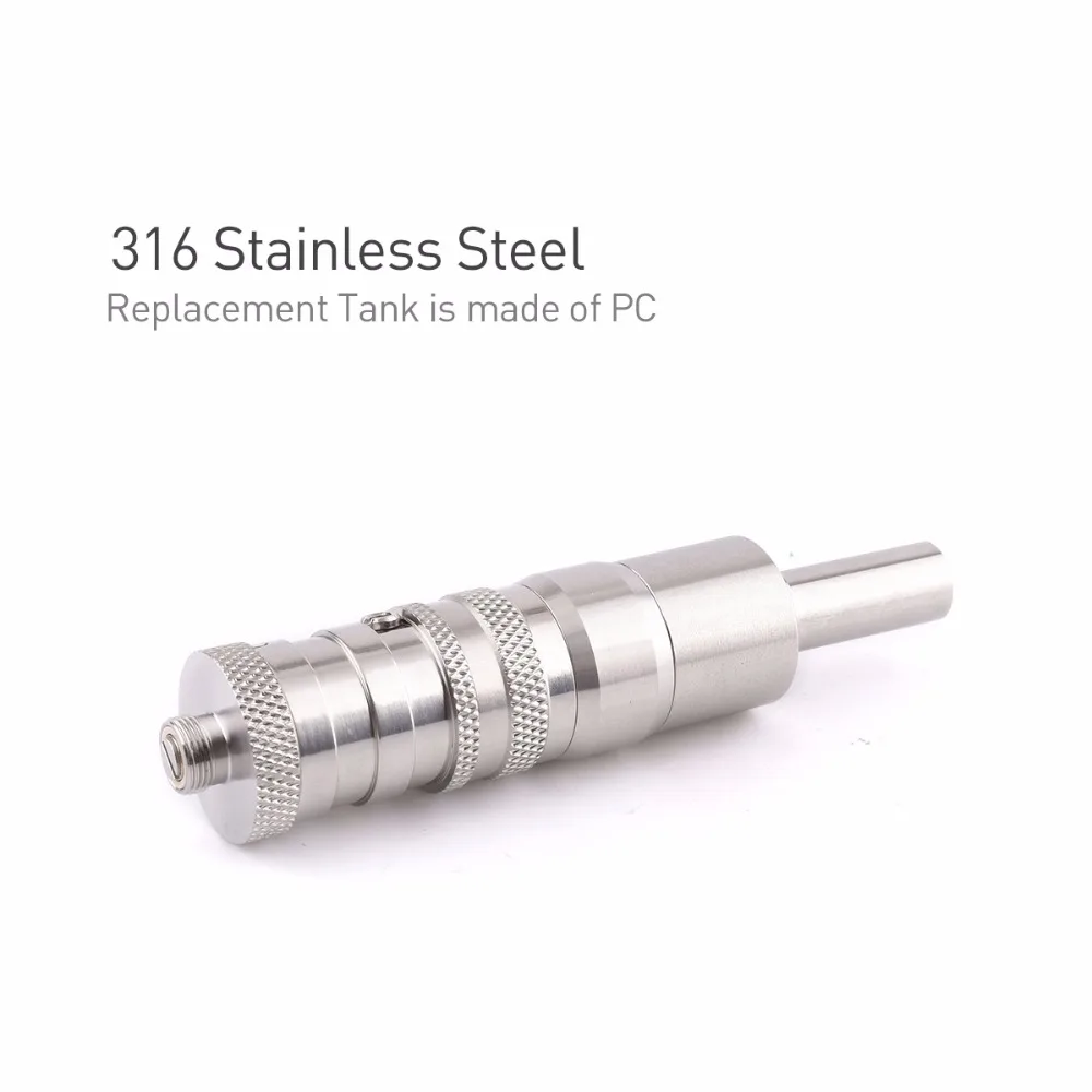 Volcanee Shenray FEV VS Style RTA атомайзер Ремонтопригодный бак 17 мм 316 SS Dual Posts дизайн