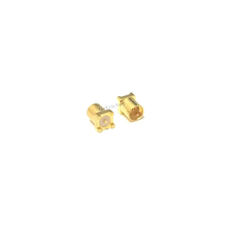 10 PCS RF Coaxial Goldplated Short Foot Patch MMCX female jack 4 pin PCB mount connector | Обустройство дома