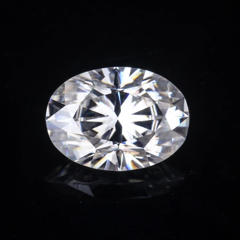 

Oval Shape Brilliant Cut 5x8mm White EF Color VVS Clarity Moissanite Loose Stone Excellent Cut Grade Test Positive Lab Diamond