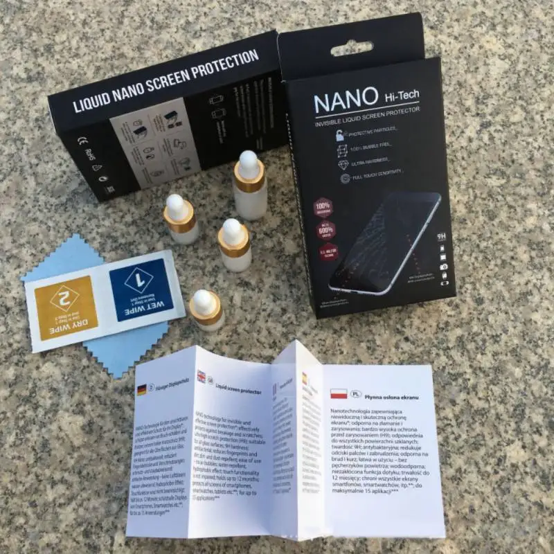 Newest Screen Protector NANO-Liquid Phones 3D Invisible Touch LCD Coating 5ml Technology Liquid |