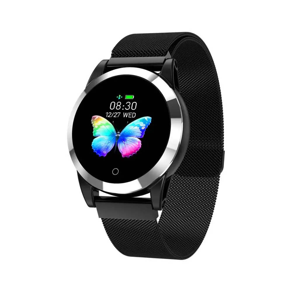 Steel strip Black R19 ECG PPG OTA 1,3 дюймов HD дисплей умный Браслет датчик артериального давления Смарт-часы спортивные фитнес-браслет - Цвет: Steel strip Black