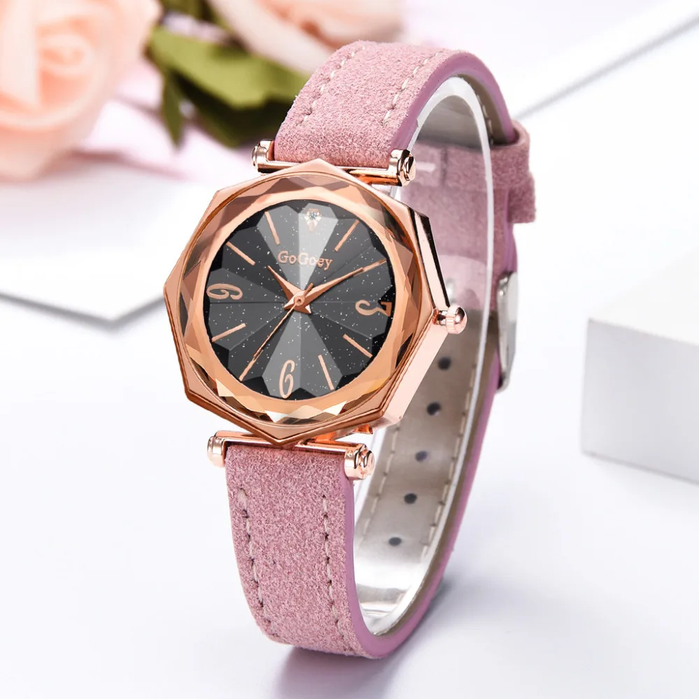 Часы женские с кожаным ремешком золотого и серебряного цвета|Женские наручные