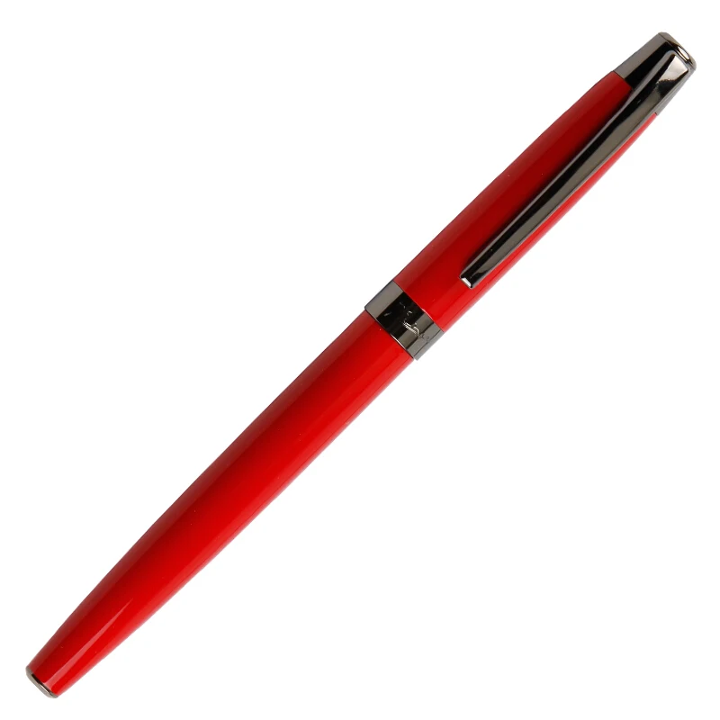 Meteorite Red Пикассо винтажная Классическая авторучка 920 Pimio металлическая чернильная ручка Подарочная ручка иридиевая Экстра тонкая 0,38 мм для бизнеса офиса дома - Цвет: Meteorite Red