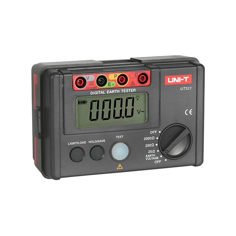 UNI T UT521 тестер сопротивления заземления низкого напряжения дисплей хранения