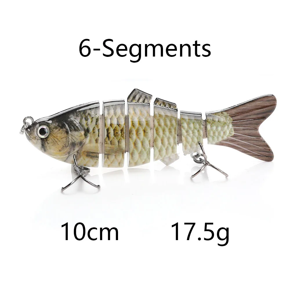 C-11 VTAVTA, 10 см, 20 г, воблеры для рыбалки, 6 сегментов, Swimbait, рыболовные приманки, кренкбейт, Мульти соединенная жесткая приманка, искусственная приманка, приманка для рыбы - Цвет: C-11