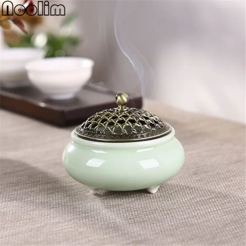 Керамическая антимоскитная горелка классический декор для гостиной фарфоровая