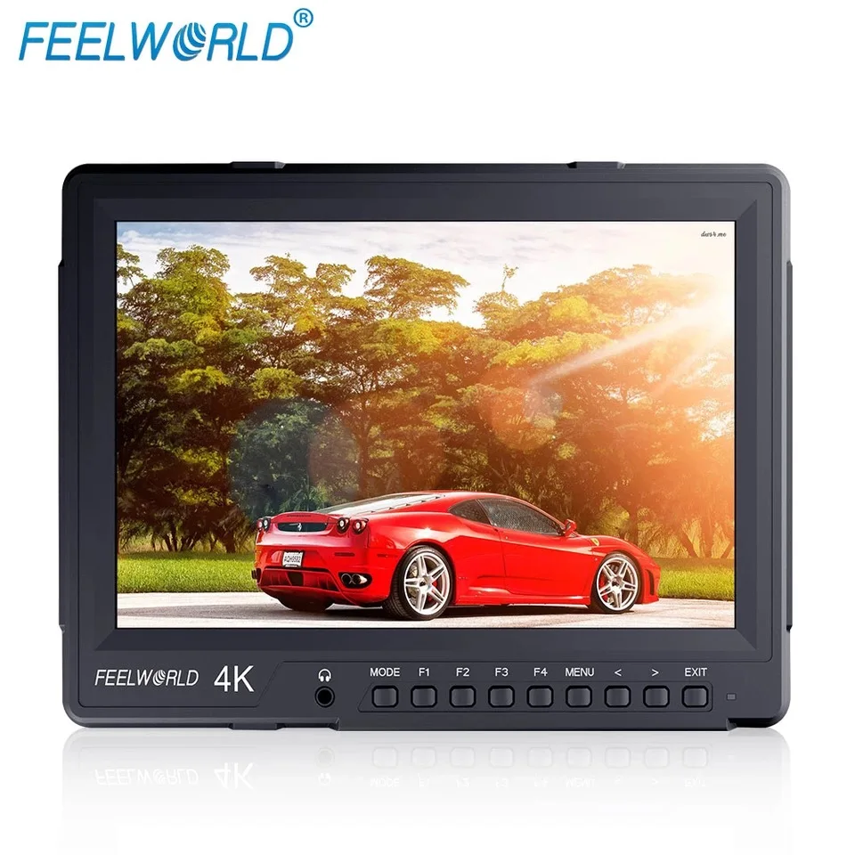 FEELWORLD 4K101HSD 256 10 1 &quot4 K широковещательный монитор ips 2560X1600 PBP PIP HDMI 2 0 3G SDI камера