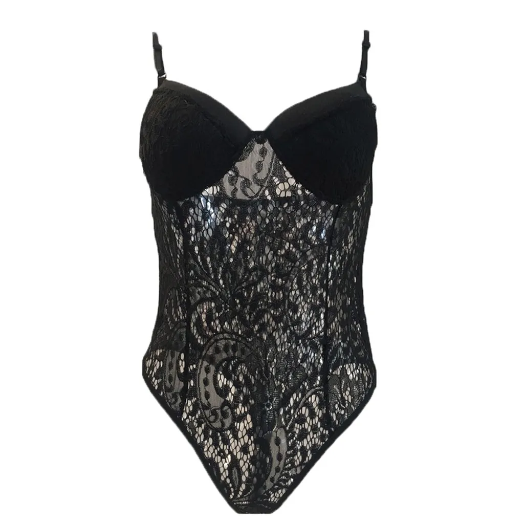 Womail Fashion Bra Top фотосессия однотонные Цвет сексуальное боди, женское белье нижнее бельё для девочек без рукавов Кружевное платье с v-образным вырезом; модель 19FEB20