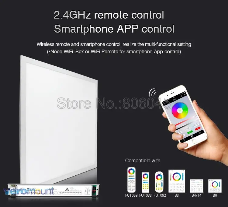Milight 40 Вт RGB + CCT светодиодный свет панели FUTL02 (625*625) 2 4 г дистанционное управление