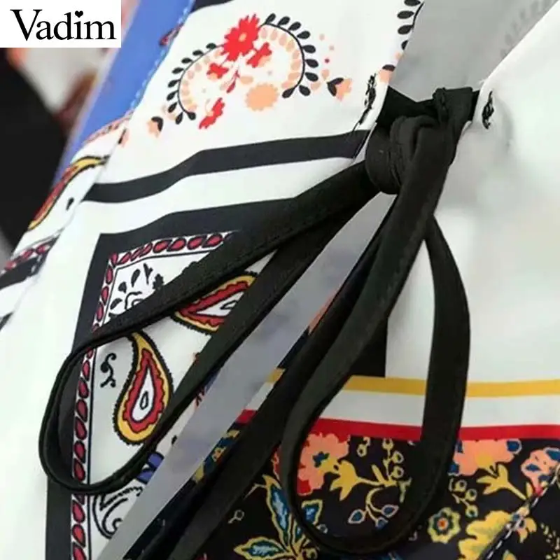 Вадим Женские винтажные v-образным вырезом принт Пейсли пальто-кимоно с рукавом
